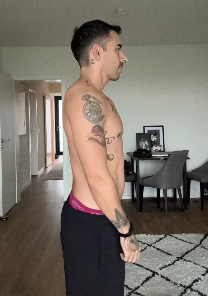 Kunde 11 vor dem Personal Training - Körper-Transformation